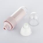 Matte pink skincare empty container portable travel set lotion bottle and cream