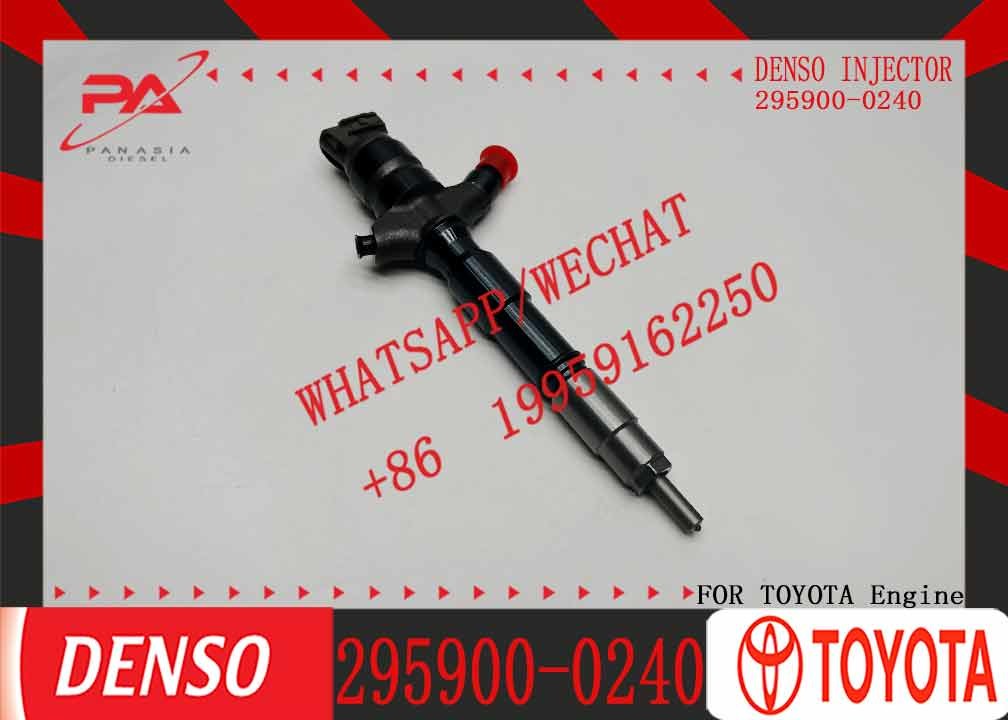 High Quality Common Rail Fuel Injector 23670-39455 295900-0240 For TOYOTA Hilux 1KD