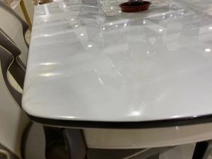 China Solid Wood 5 Piece Dining Table Set , 41.9kg Faux Marble Countertops factory