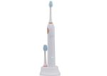 Recharable electric sonic toothbrush with timer function in black or white color