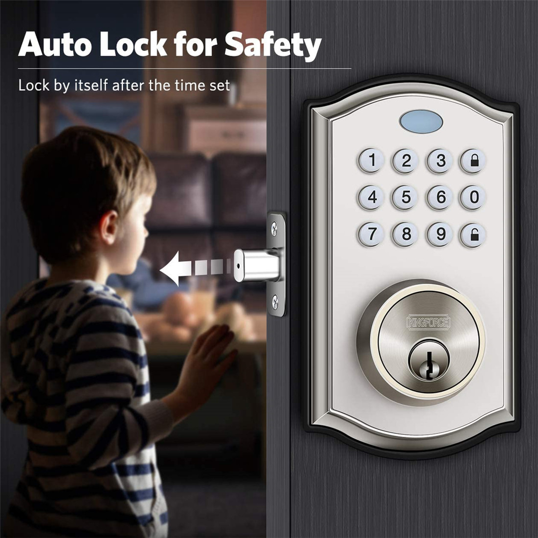 Password Bluetooth Smart Electronic Door Lock