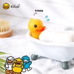 Bathtub Shape PVC Plastic Toys Soap Dish OEM Non Phthalate Pvc Material