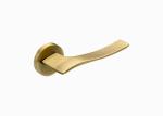 Bedroom Black Classic Solid Wood Interior Door Lock Set 144mm 64mm