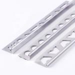 Color PVD Coated L Shaped Metal Trim Strip Rose Blonde Finish Stainless Steel