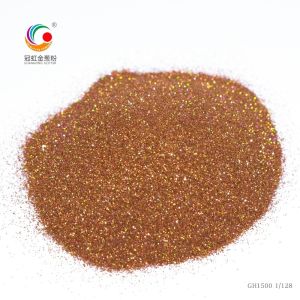 PET Bulk Holographic Glitter Brown Plum Laser Quadrangular Prismatic Shape