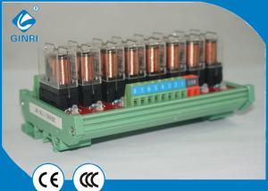 China CE 8 Channel PLC Relay Module Output Amplifier Board 5A 10A 16A DC24V factory