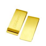 Promotional Metal stainless steel wallet money clip Metal logo customized