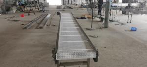 China Custom Flat Top Chain Conveyor Wear-Resistant for Powder Coating Machinery factory