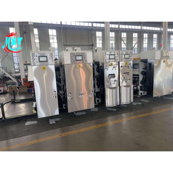 Jumbo size Printer Slotter Rotary Die Cutter In Line Case Maker Counter Ejector