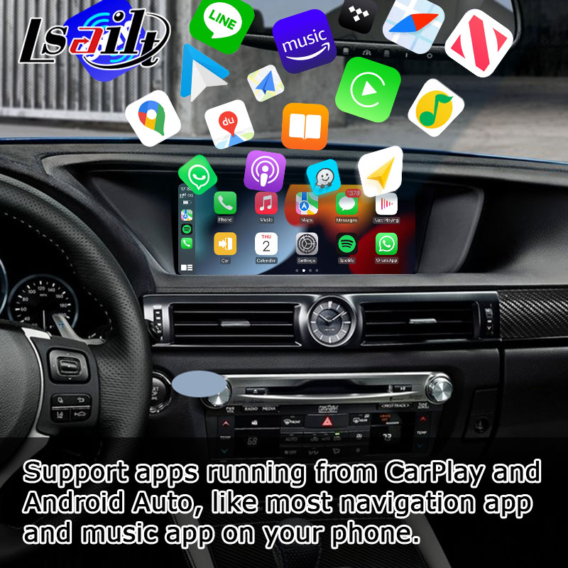 Wireless carplay android auto interface for Lexus GS450h GS350 GS200t by Lsailt