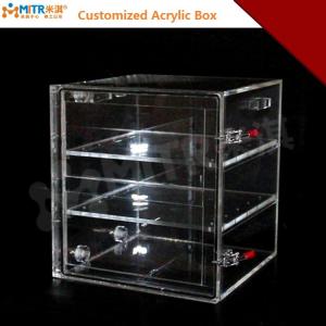 China Type A Lab Glove Box Storage Cabinet With 3 Racks Full Access Door On Box Side factory