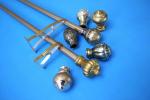 Electrophoresis Galvanized Pipe Curtain Rod 6.7 Metres 28mm 0.45mm
