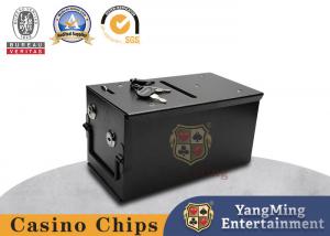 China Baccarat Gambling Lockable Cash Box 1.5mm Thickness With Locks on sale