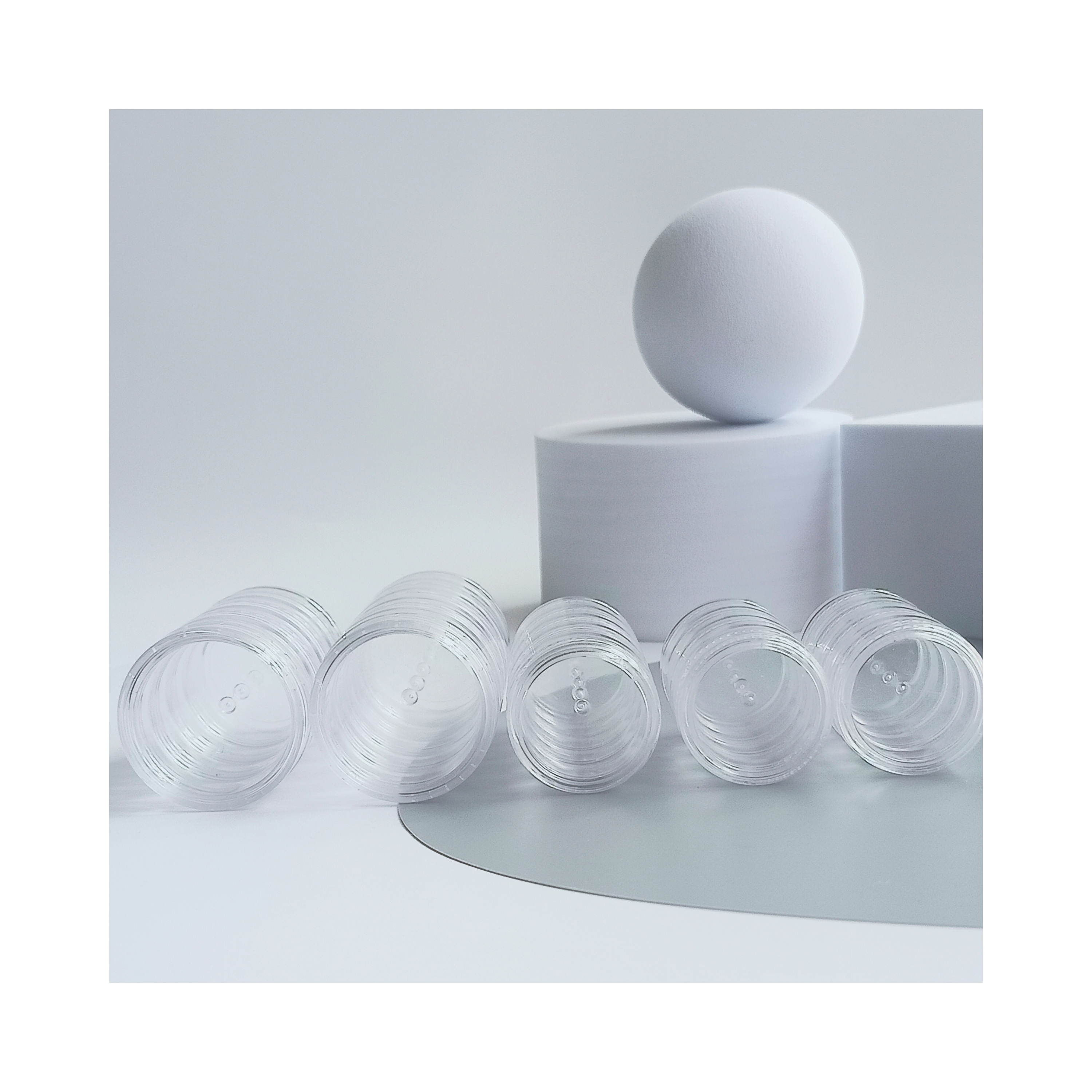 Layers Optional Layers 5ml 10ml Plastic Cream Jar in Customized Colors and Layers for PS