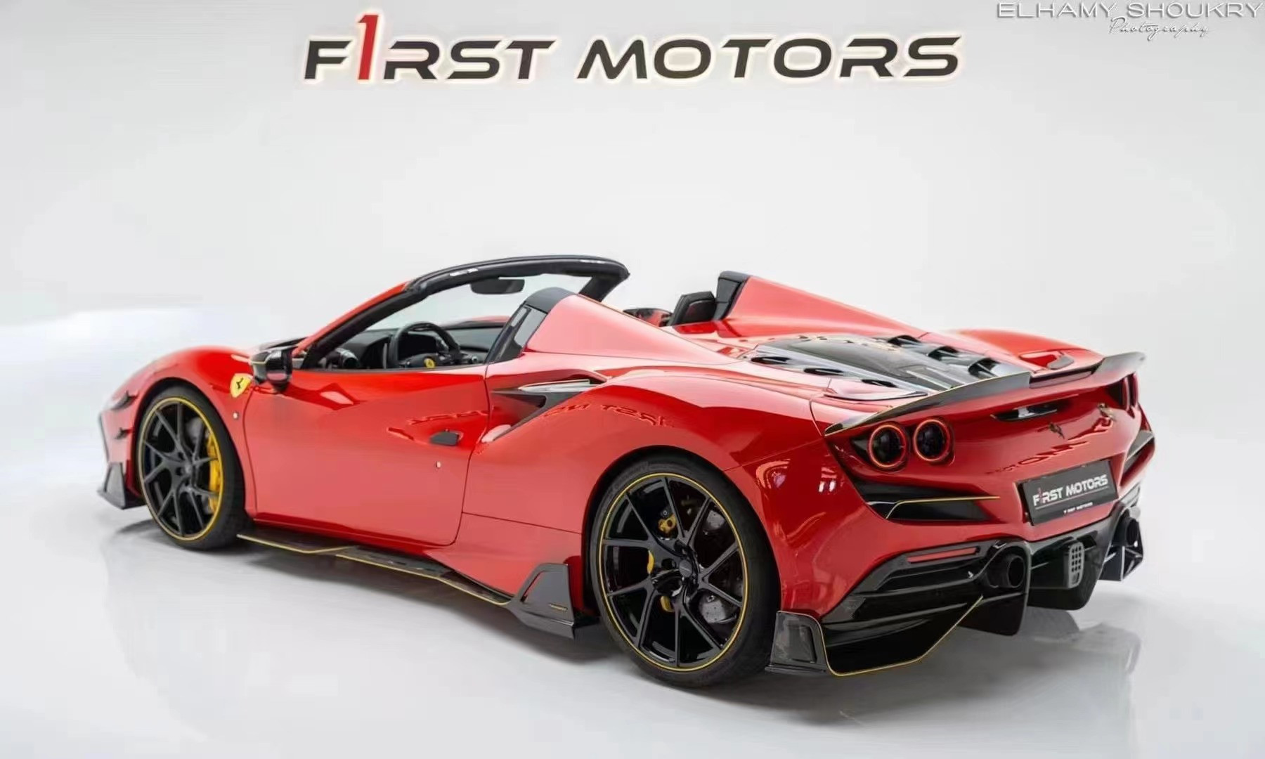 Auto Parts for Ferrari F8 Carbon Fiber Body Kit F8 Upgrade MSY Style Front Shovel Diffuser Spoiler Side Skirt Body Kit