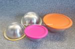 8pcs Dinnerware sets colorful salad fruit food bowls set food grade stainless