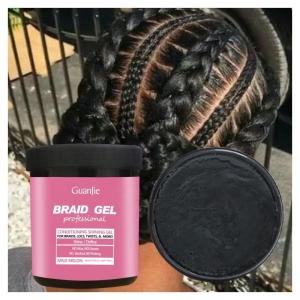 China 16oz Twist Gel Private Label Maximum Hold for African Hair Edge Control Strong Hold factory