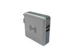QI 5W 2 USB Port 5200mah Travel Charger Power Bank of India Plug