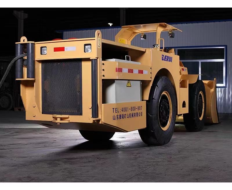 Mini Cable Electric Underground Mining Loader Cost Saving High Power Economic Equipment