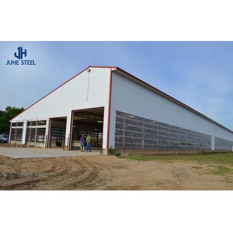 Purlin C/Z Galvanized Steel Q235 Prefabricated Modular Steel Structure Cow House Shed
