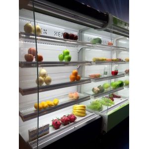 Adjustable Shelf Shop Multideck Open Chiller With DANFOSS R404a / R134