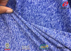 China Heavy Weight 240GSM Polyester Spandex Melange Fabric Stretch Underwear Leggings fabric factory