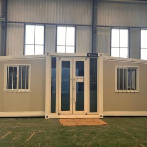 China Galvanized Steel Frame REACHTOP 2 Bedrooms Foldable Container House with Wooden Floor factory