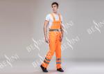 Lightweight Construction High Visibility Clothing , Reflective Safety Apparel