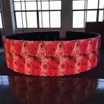 Indoor 360 Degree Cylinder LED Display Outdoor Column Curve Screen Advertising