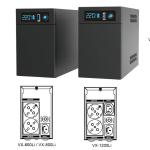 Transfer Time of 10ms Max Lifepo4 Lithium Battery 600W 800W 1200W Portable UPS