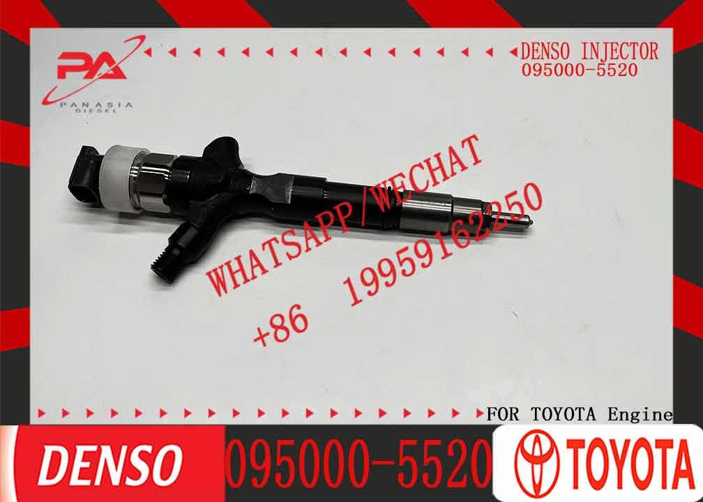 2KD New Diesel Common Rail Fuel Injector 095000-5520 Nozzle Injector 095000 5520 0950005520 for Toyota Hilux