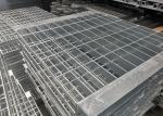 Q235 Toothed Flat Steel Galvanised Trench Grates Rust Resistance
