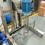 Pneumatic Movable Lifting High Shear Homogenizer Mixer Machine 0-3000rpm
