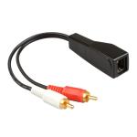 Cat7 Cat8 Custom Wire Assemblies Stereo 2 RCA To Stereo 2 RCA Bare Copper