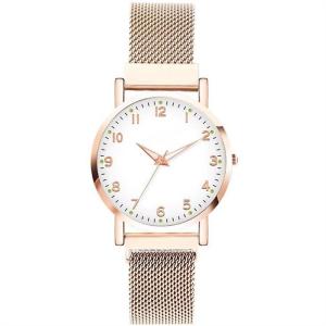 China Milan Magnetic Strap Women Quartz Watch 29mm Case Push Crown factory