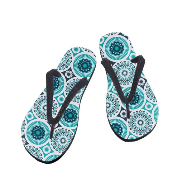 PE EVA Material Men's Flip Flops Sandals Open Toe Anti Slip Beach Slipper