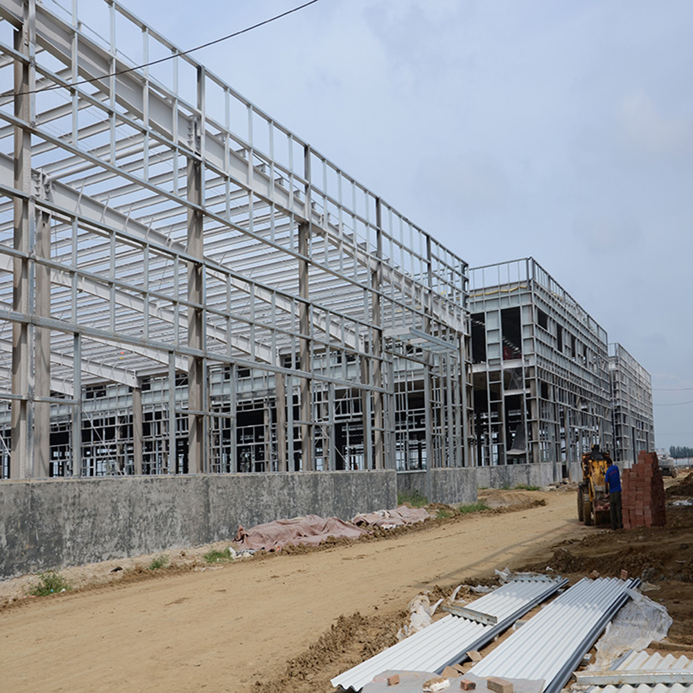 China Prefabricated Steel Structure Factory with Bolt Connection factory