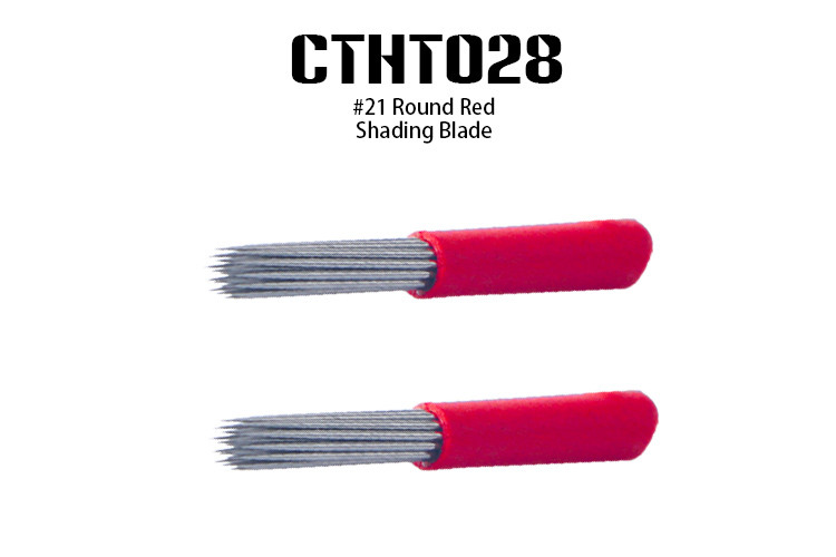 Red Eyebrow Tattoo Needles Microblading Needles Safe Clean OEM&ODM