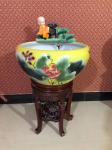 Aquariums Accessories Lotus Pattern CCC Koi Fish bowl