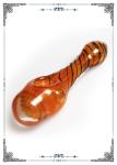 Heavy Inside Out Gold Fume Aqua Glass Smoking Pipe Glass Spoon Honeycomb Pipe