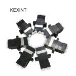 Duplex Flange Black Fiber Optic Adaptor LC SC , UPC SC Fiber Connector