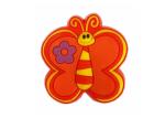 Baby Boy Children Door Knob , Butterfly Childrens Drawer Knobs Mooth Rubber