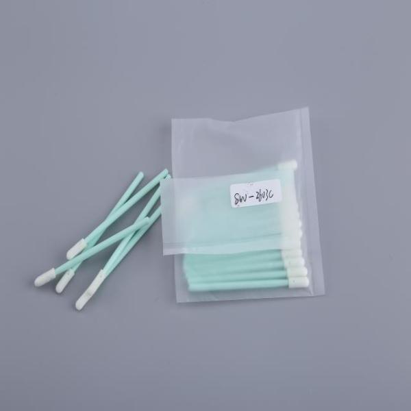 Microelectronics Plastic Q Tips Foam / Sponge Head Material Home Use
