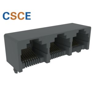 Side Entry Integrated 90 Degree RJ45 Ethernet Connector