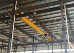 Single girder overhead travelling crane with wire rope electric hoists