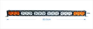 China 180W single row LED Car Light Bar Waterproof with Amber / White Color for Off road vehicle factory