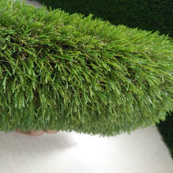 Artificial Garden Synthetic Turf / Balcony Outdoor Artificial Grass Customized