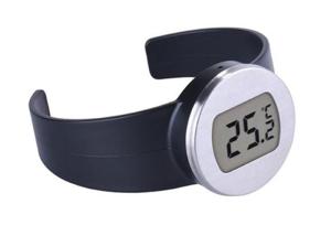China Instant Read Wine Bottle Thermometer With Large LCD Display 74.5*65*40mm factory