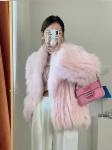 FAUX FUR Luxury fashion and elegent coatings static-free keep body warm in cold