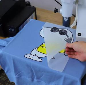 China 100μm Thickness PET Heat Transfer Film For T - Shirt DTF Printing factory